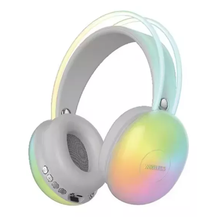 Auriculares Inalámbricos Bluetooth 5.3 Micrófono Wk30 Rgb 1