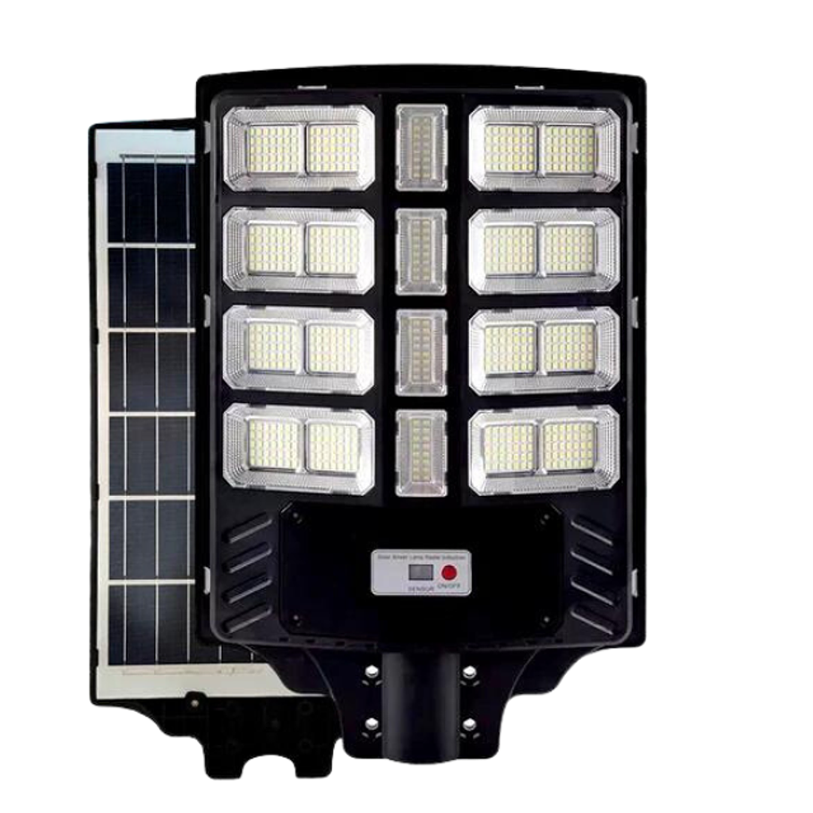 Foco solar Postas de calle de 600W para exteriores, luces de estacionamiento comerciales 1