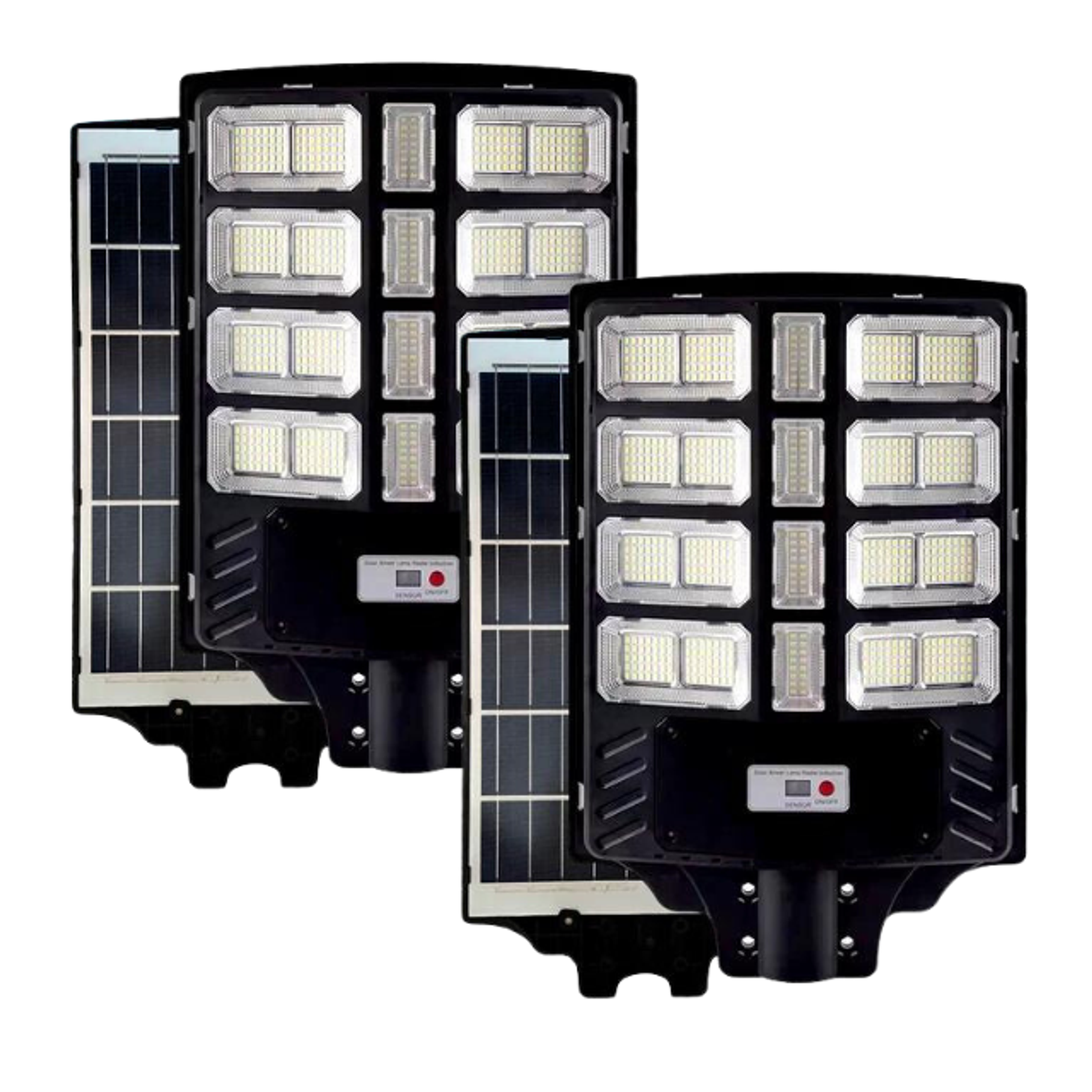 Pack 2 Foco solar Postas de calle de 600W Para Exteriores 1