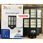 Pack 2 Foco Solar Posta 1200W Para Calles Al Aire Libre, Patios, Garajes,  3
