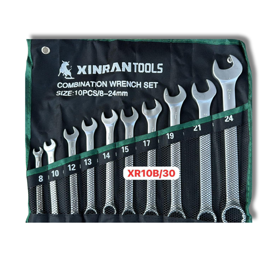 Juego De 10 Llaves Combinadas Métricas Estándar Desde la 8 a la 24MM De Doble Uso 1