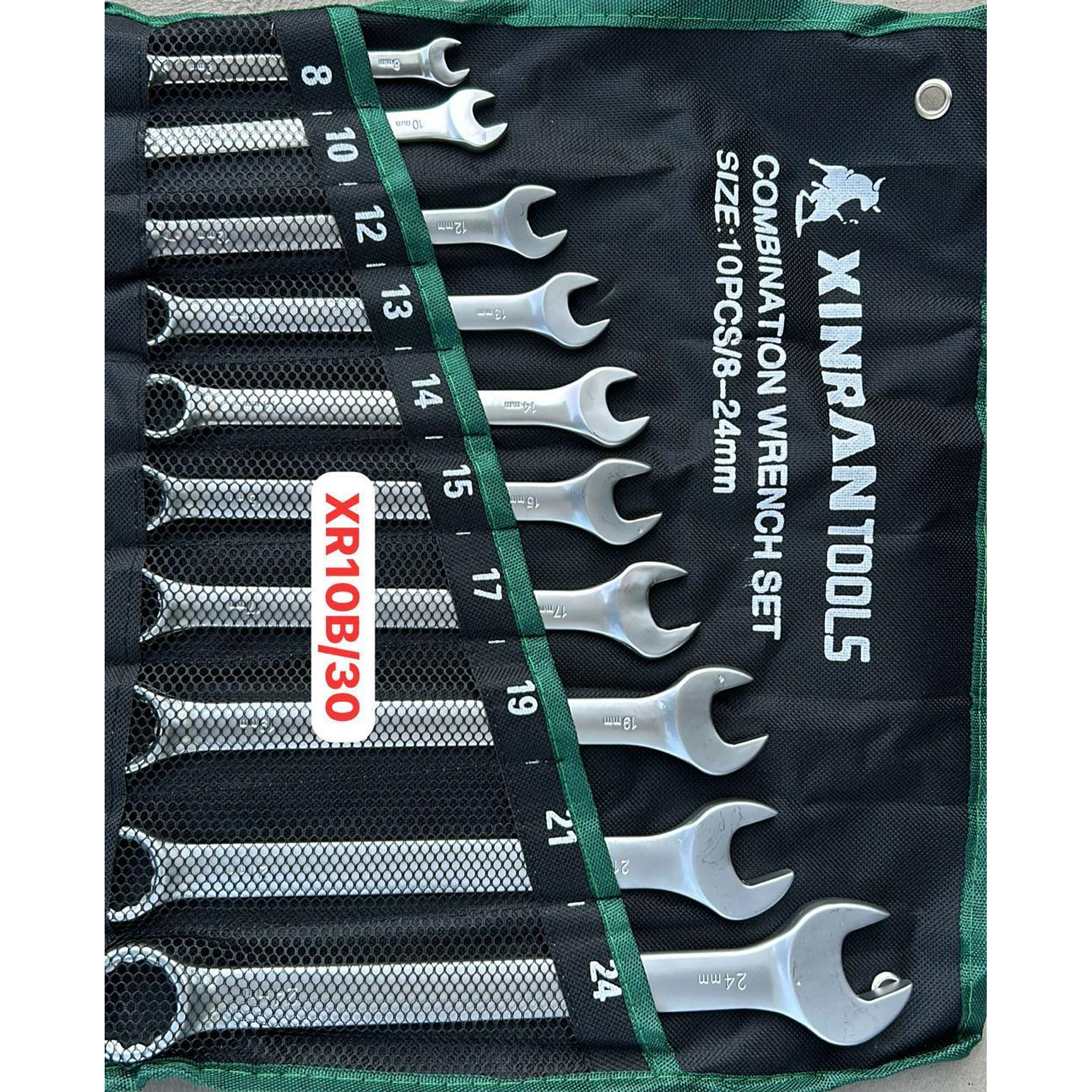 Juego De 10 Llaves Combinadas Métricas Estándar Desde la 8 a la 24MM De Doble Uso 2