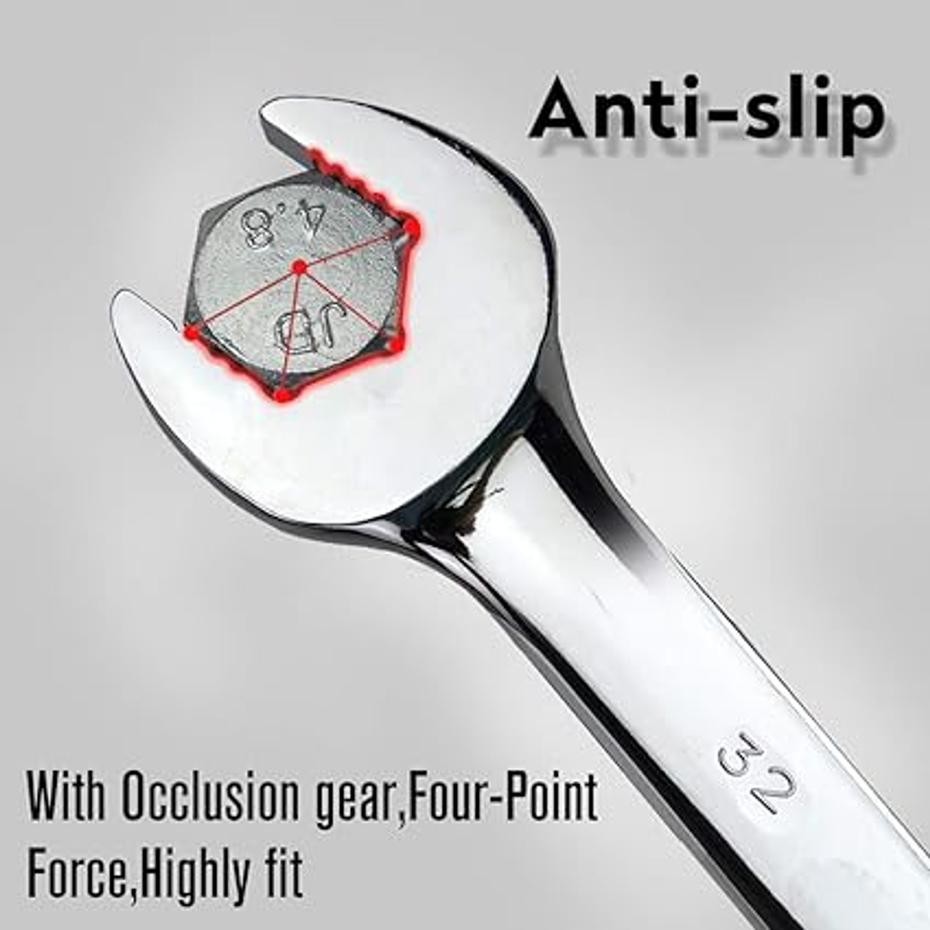 Juego De 10 Llaves Combinadas Métricas Estándar Desde la 8 a la 24MM De Doble Uso 4