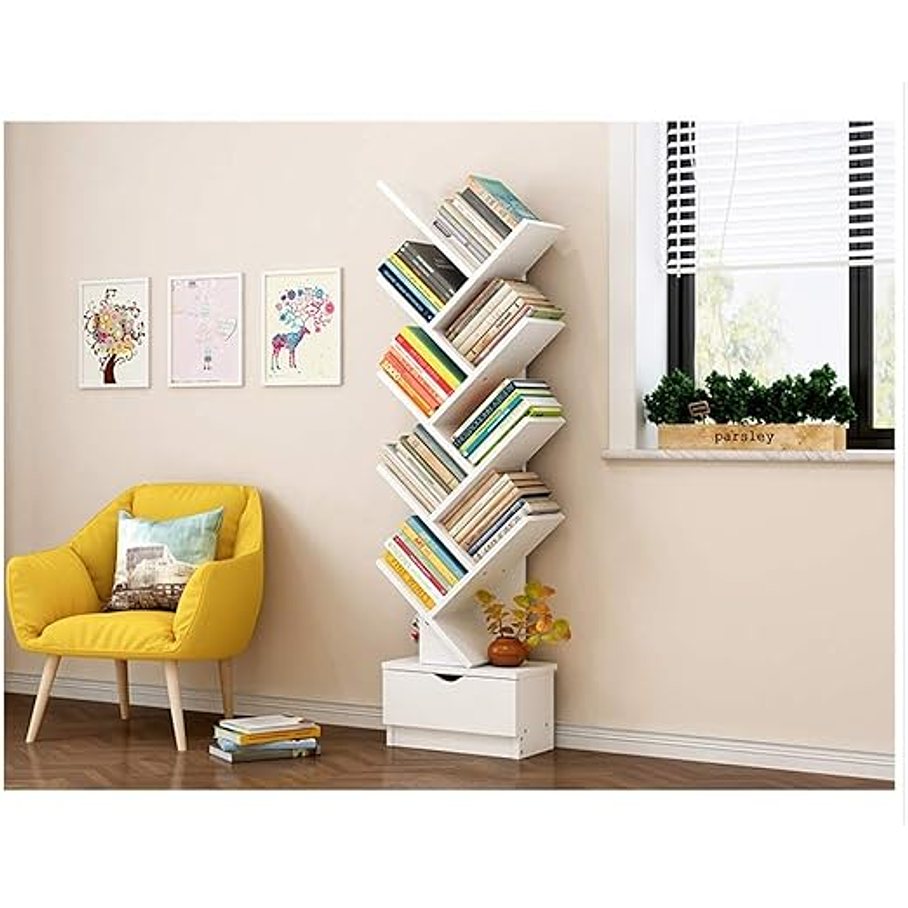 Biblioteca Librero De Arbol Organizador De Libros 4