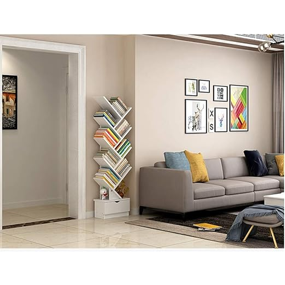 Biblioteca Librero De Arbol Organizador De Libros 5