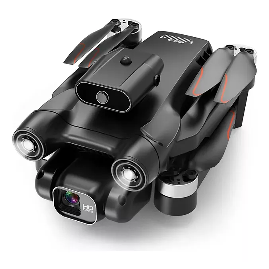 Drone 14+ Inteligente Plegable Doble Camara Wifi App Uav Color Negro 1