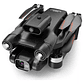 Drone 14+ Inteligente Plegable Doble Camara Wifi App Uav Color Negro - Miniatura 1