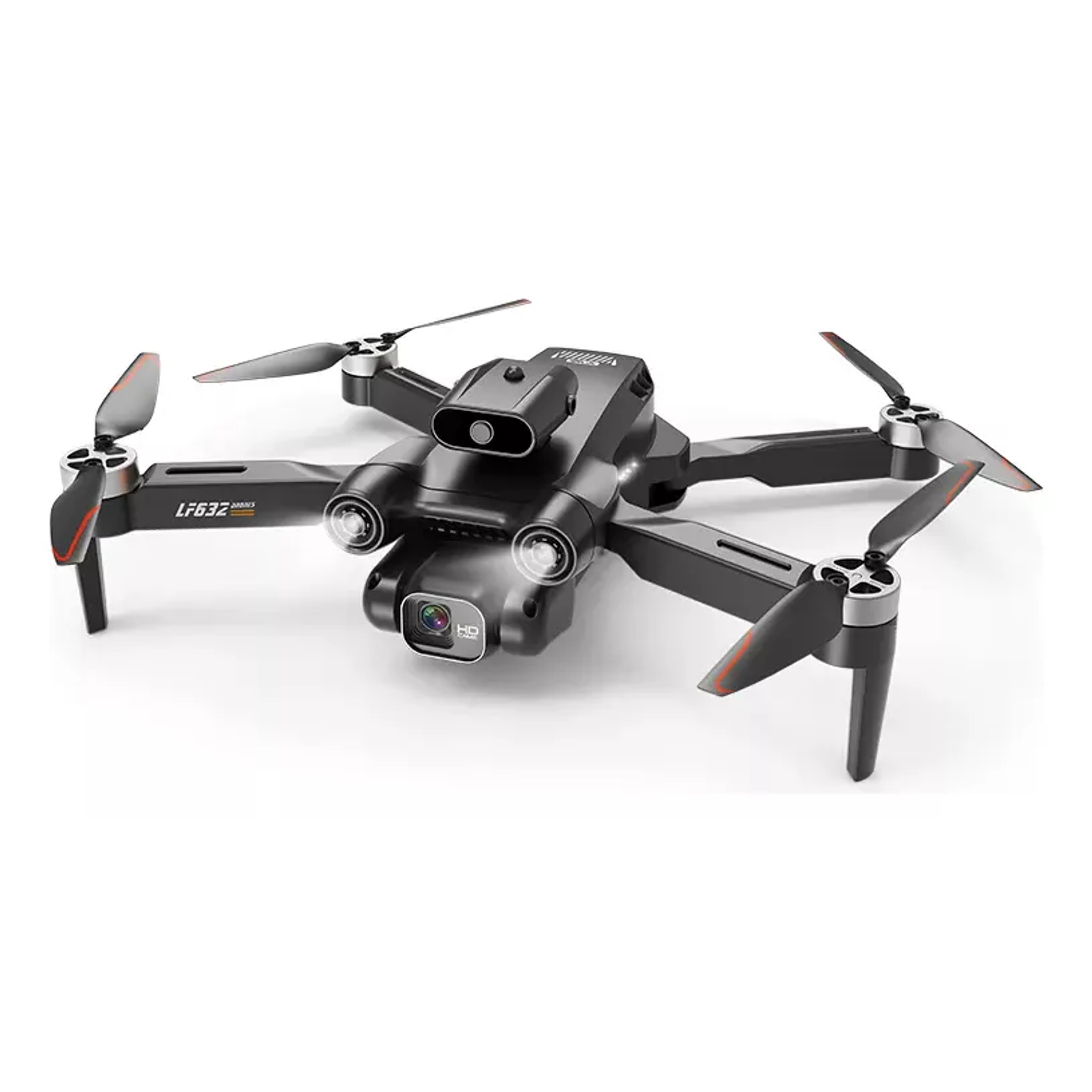 Drone 14+ Inteligente Plegable Doble Camara Wifi App Uav Color Negro 2