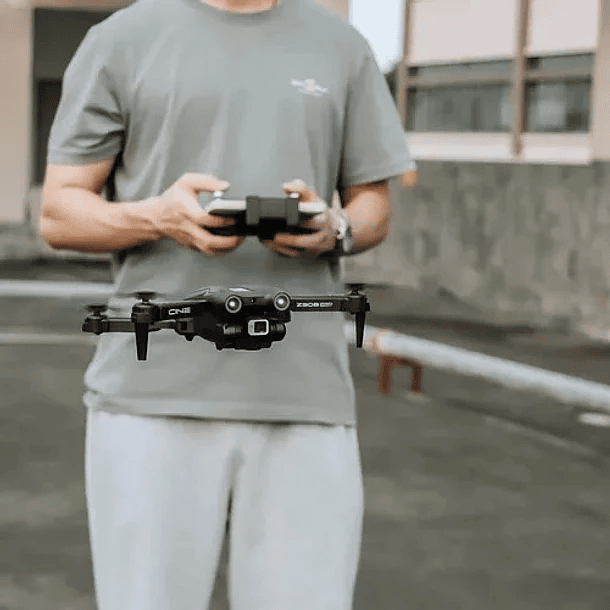 Drone 14+ Inteligente Plegable Doble Camara Wifi App Uav Color Negro 6