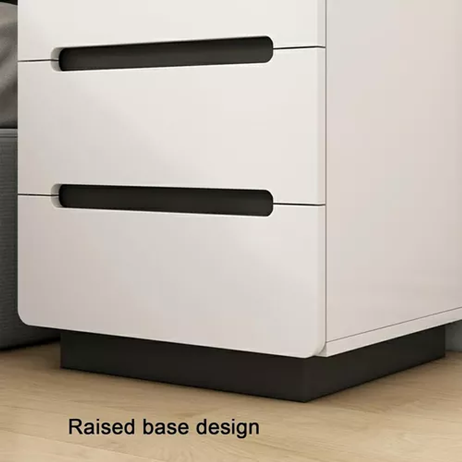 Velador Negro con Blanco Cálido - Moderno y Elegante 3