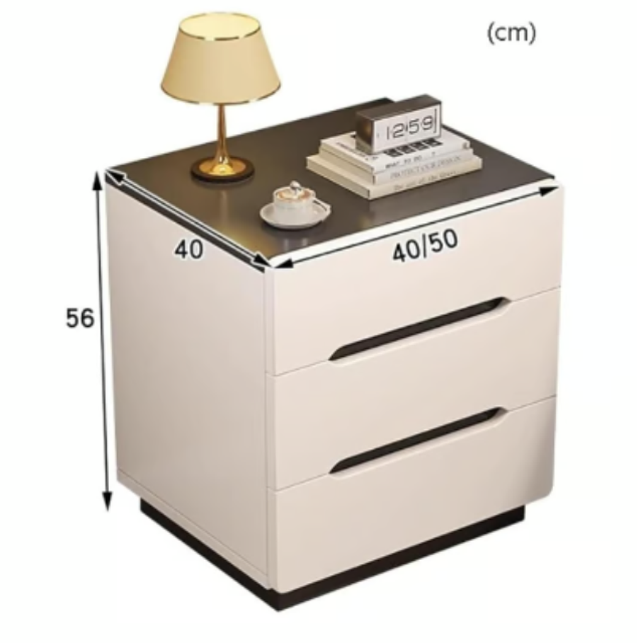 Velador Negro con Blanco Cálido - Moderno y Elegante 2