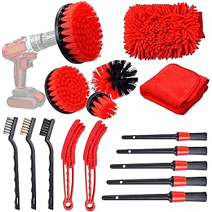 Kit De Limpieza De Automóviles De 16 Piezas