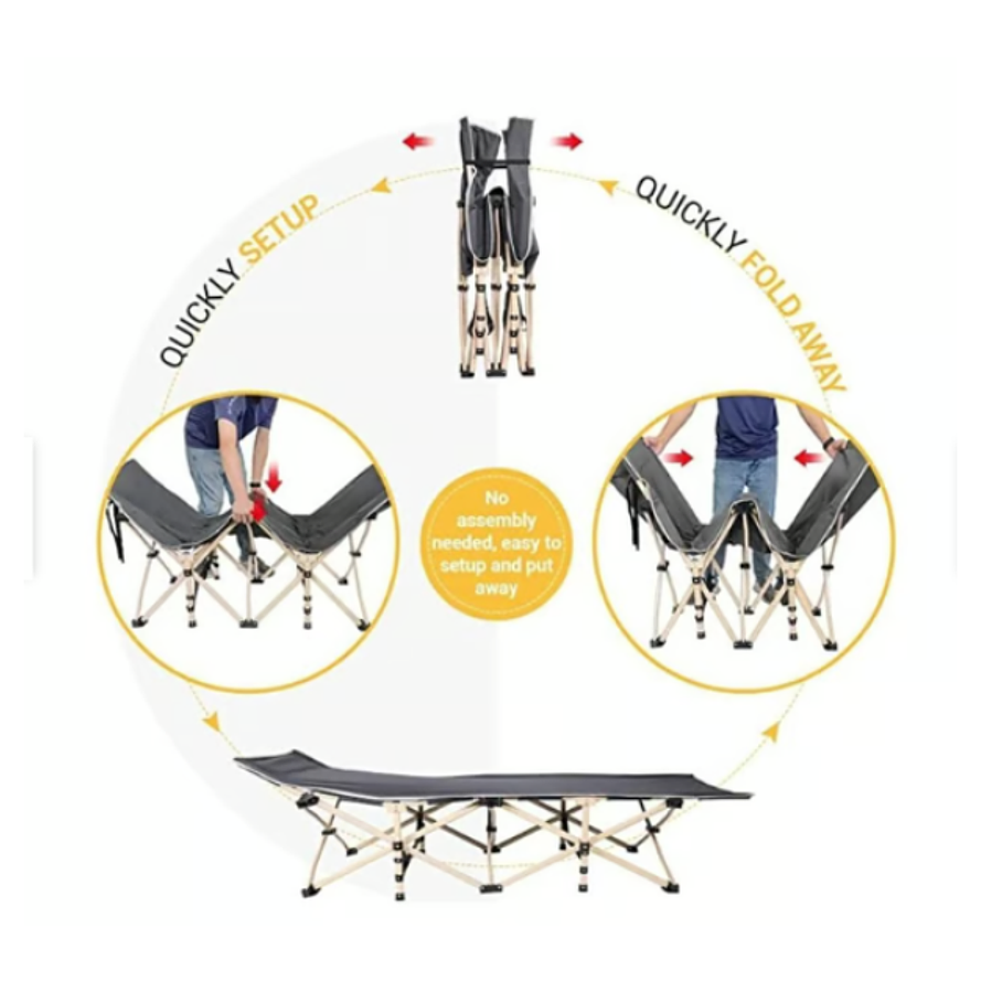 Catre Cama Campaña Camping Plegable 6