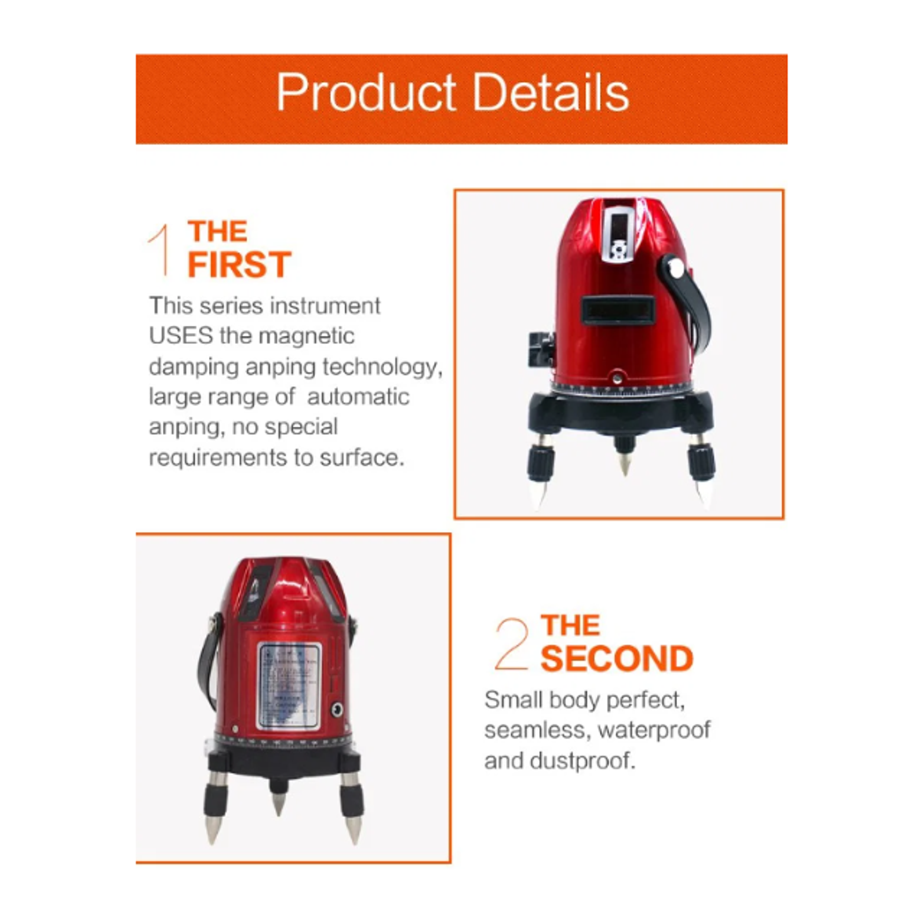 Nivel Láser Profesional 360 Trípode 5 Lineas 5