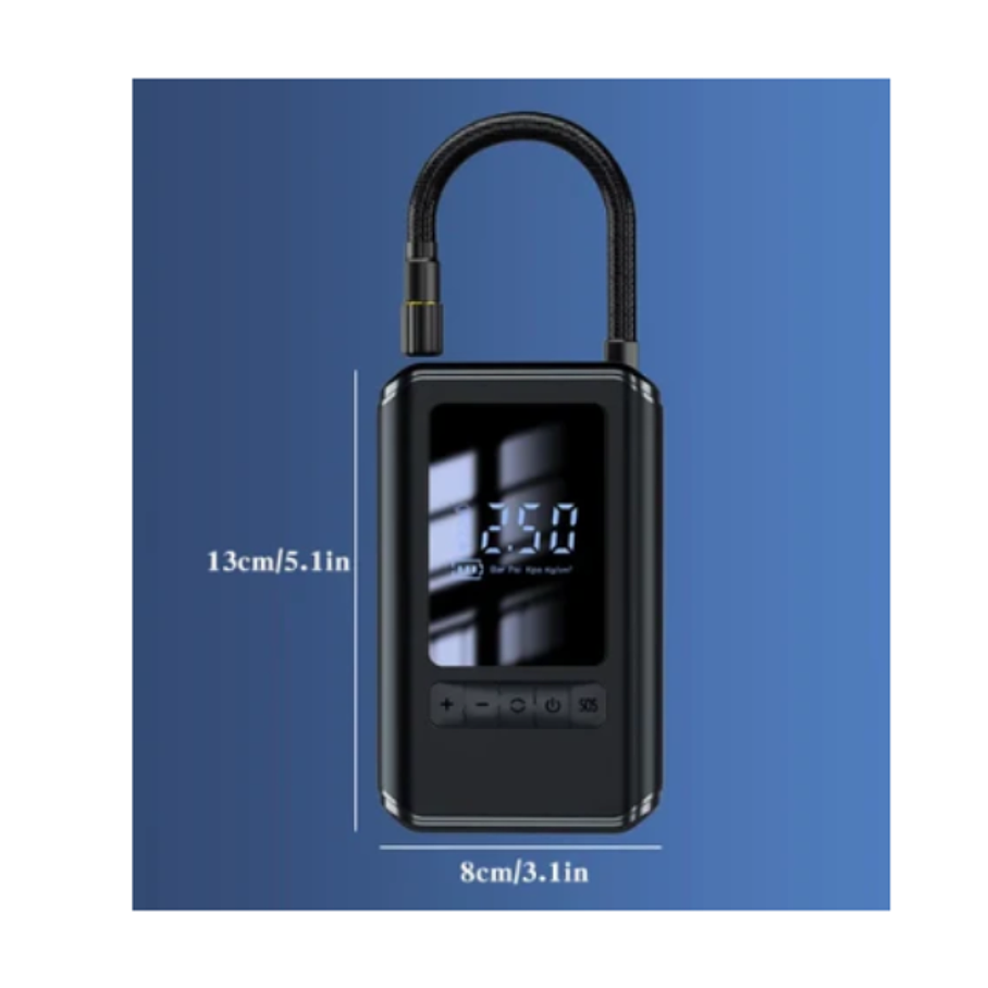 Mini Compresor De Aire Digital Portatil 2