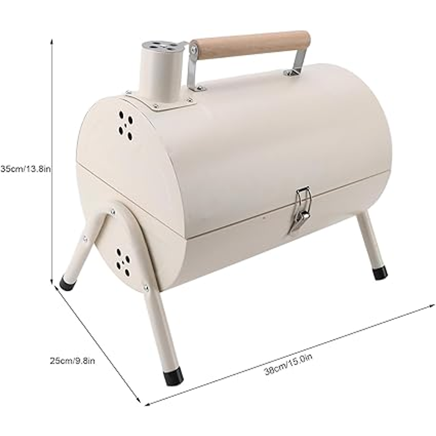 Parrilla De Carbón Portátil Doble Cara 4