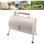 Parrilla De Carbón Portátil Doble Cara 7