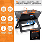 Asador Portátil Plegable Color Negro En X - Miniatura 4