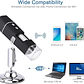 Microscopio Digital USB 8 Luces LED 1000X - Miniatura 4