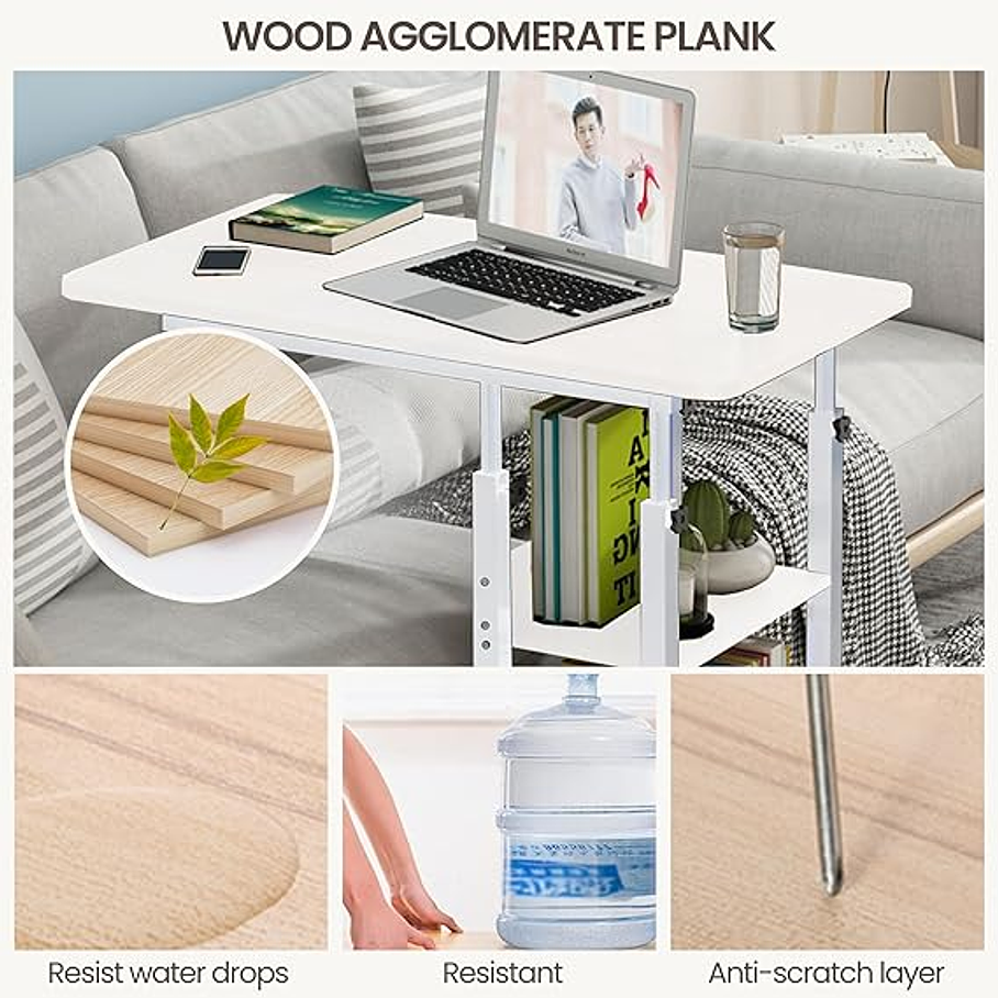 Mesa Ajustable Escritorio Auxiliar Bandeja Ordenador Sopote 2