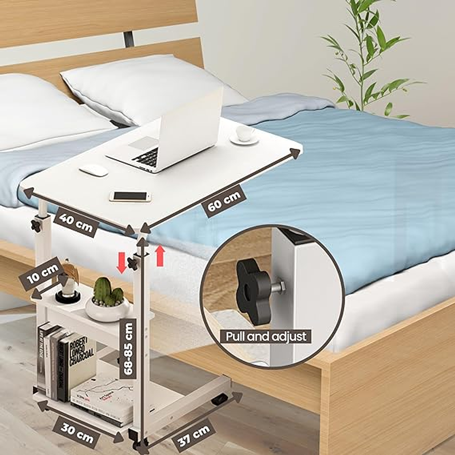Mesa Ajustable Escritorio Auxiliar Bandeja Ordenador Sopote 3