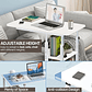 Mesa Ajustable Escritorio Auxiliar Bandeja Ordenador Sopote - Miniatura 4