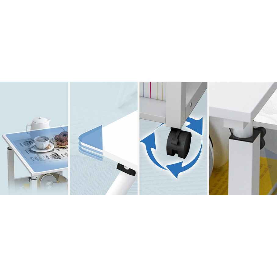 Mesa Ajustable Escritorio Auxiliar Bandeja Ordenador Sopote 7