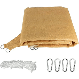 Toldo Vela Sombreadora Malla Sombra 5X6 Rectangular