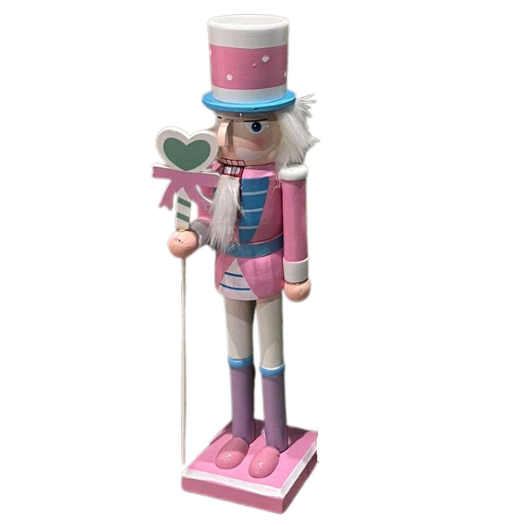 Cascanueces De Navidad Colores Pasteles De 38cm 4