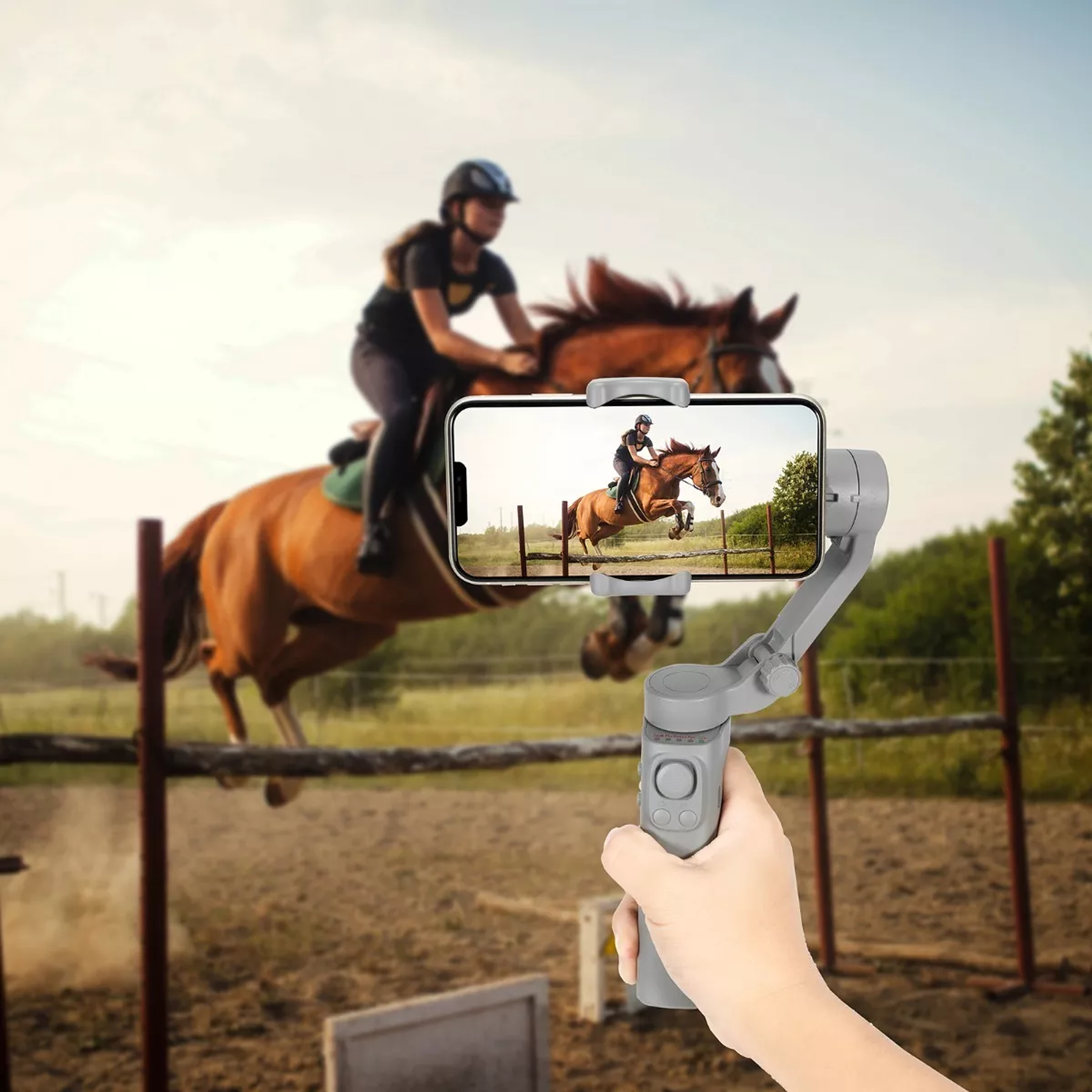 Estabilizador De Celular Gimbal Soporte Estabilizador Camara 4