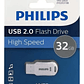 Pendrive Philips Usb 2.0 Wee 32gb Gray - Miniatura 1