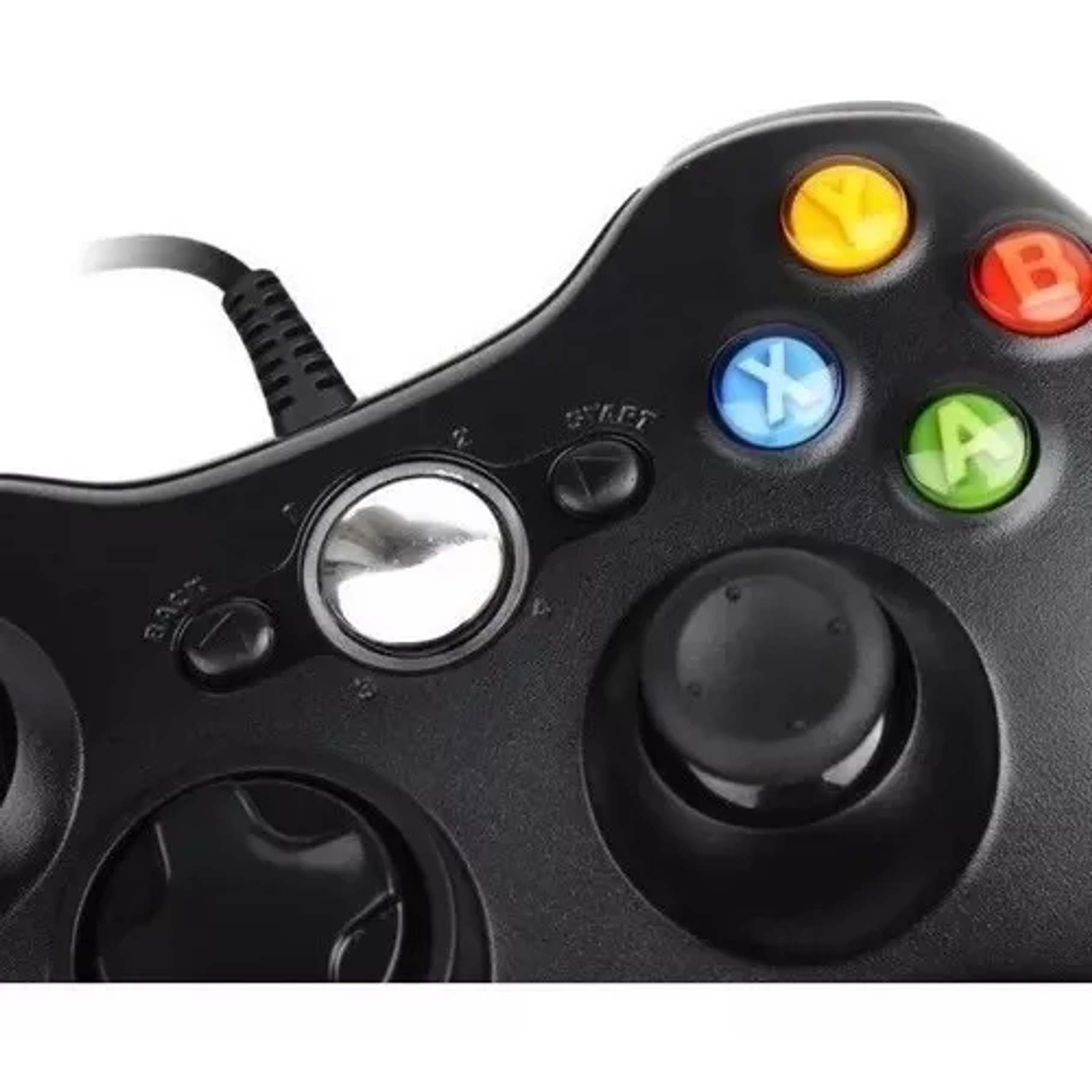 Joystick Mando Control Para Xbox 360 Pc Cable 1,75 Mts 3