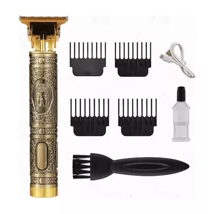 Maquina De Afeitar Professional De Hombre Budha Dorada Barba Pelo 5