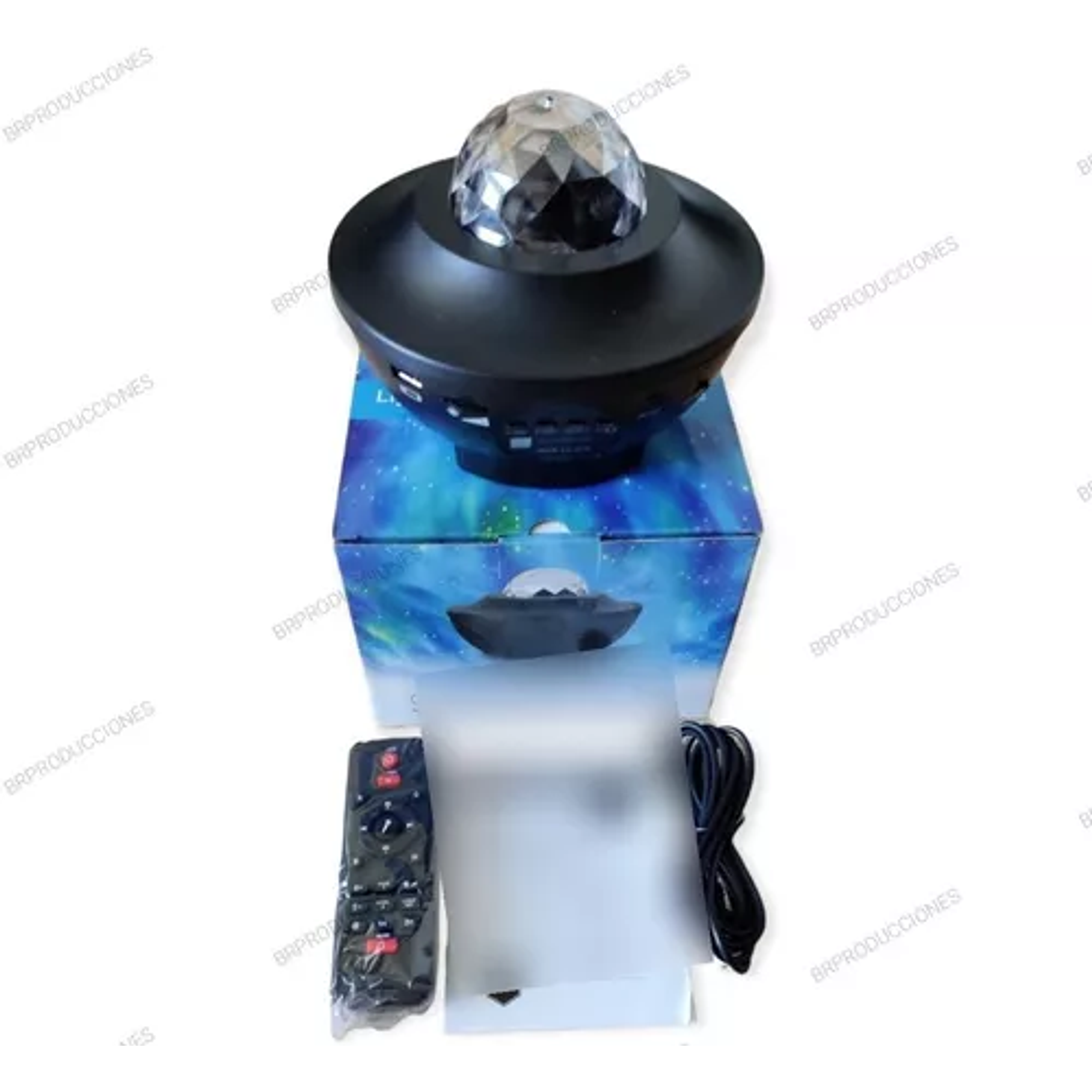 Proyector De Galaxia Estrellas Led Y Sonido Bluetooth 3