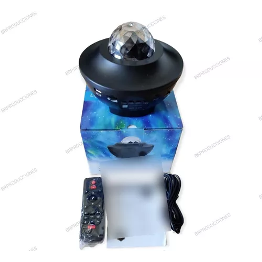Proyector De Galaxia Estrellas Led Y Sonido Bluetooth 3