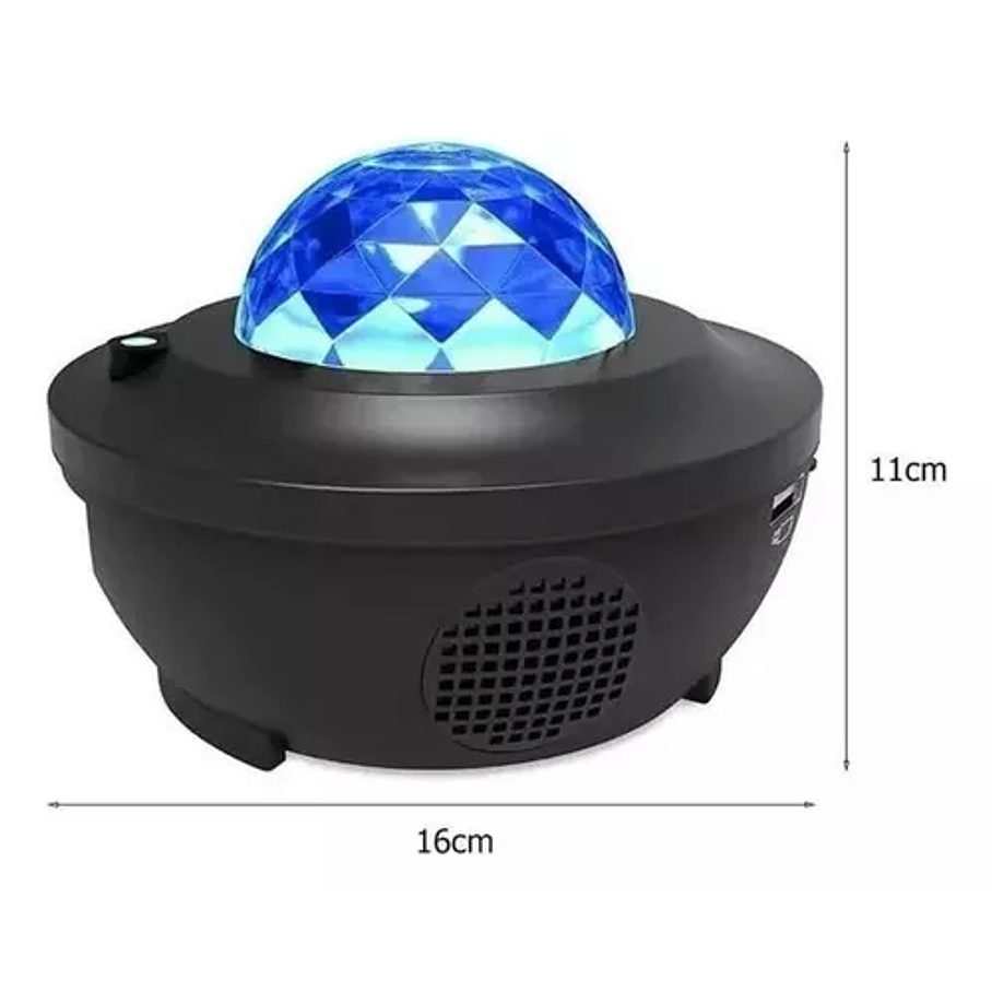 Proyector De Galaxia Estrellas Led Y Sonido Bluetooth 6
