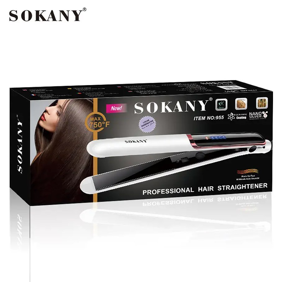 Plancha De Pelo De Temperatura Ajustable Hair SK-955 1