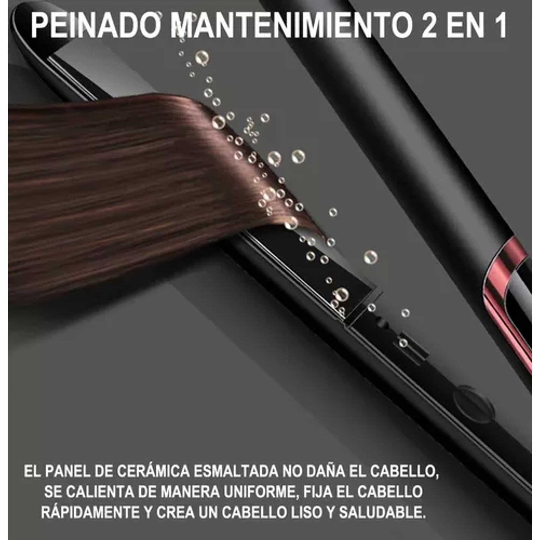 Plancha De Pelo De Temperatura Ajustable Hair SK-955 4