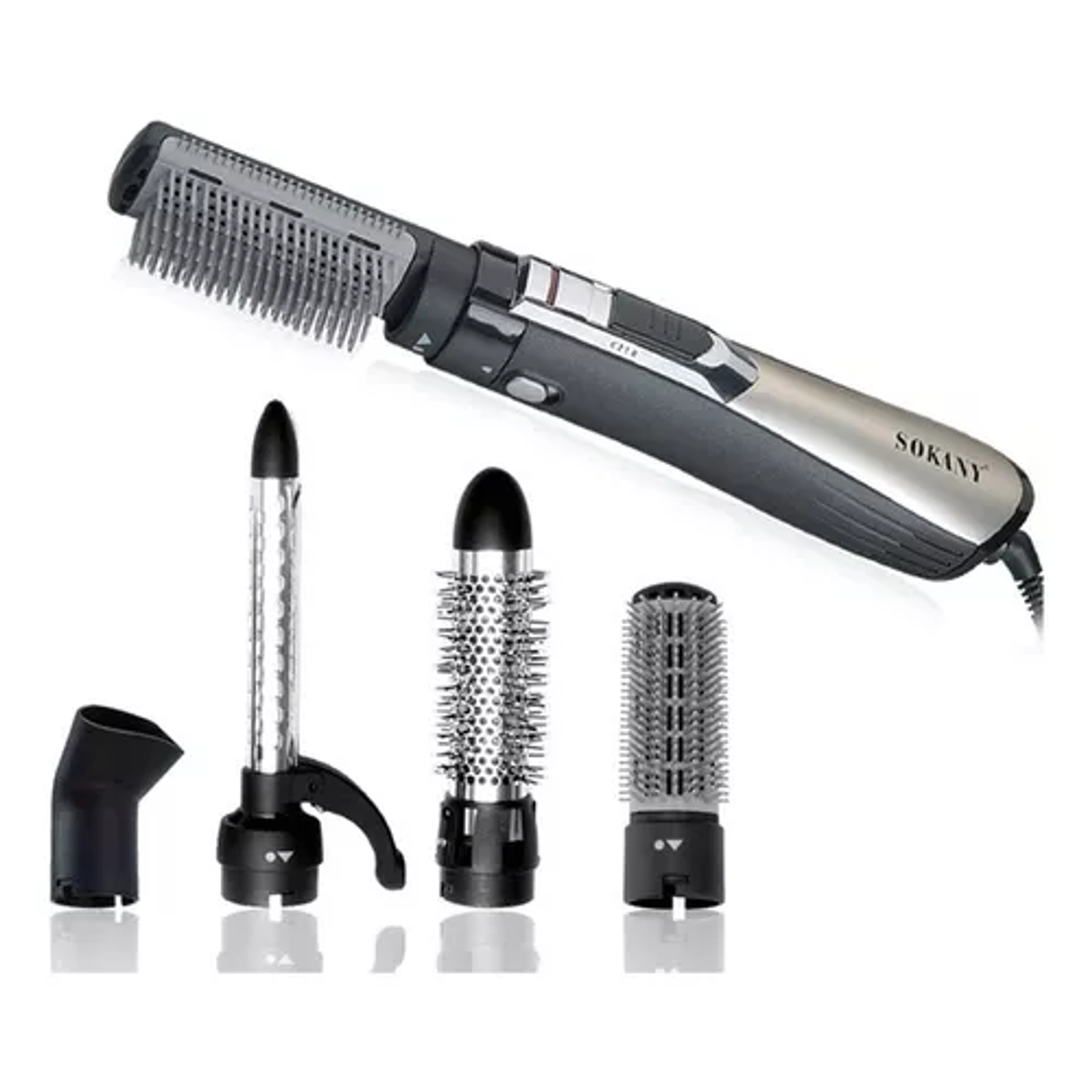 Cepillo 5 En 1 Cepillo Anti Frizz Cepillo Secador Y Alisador 4