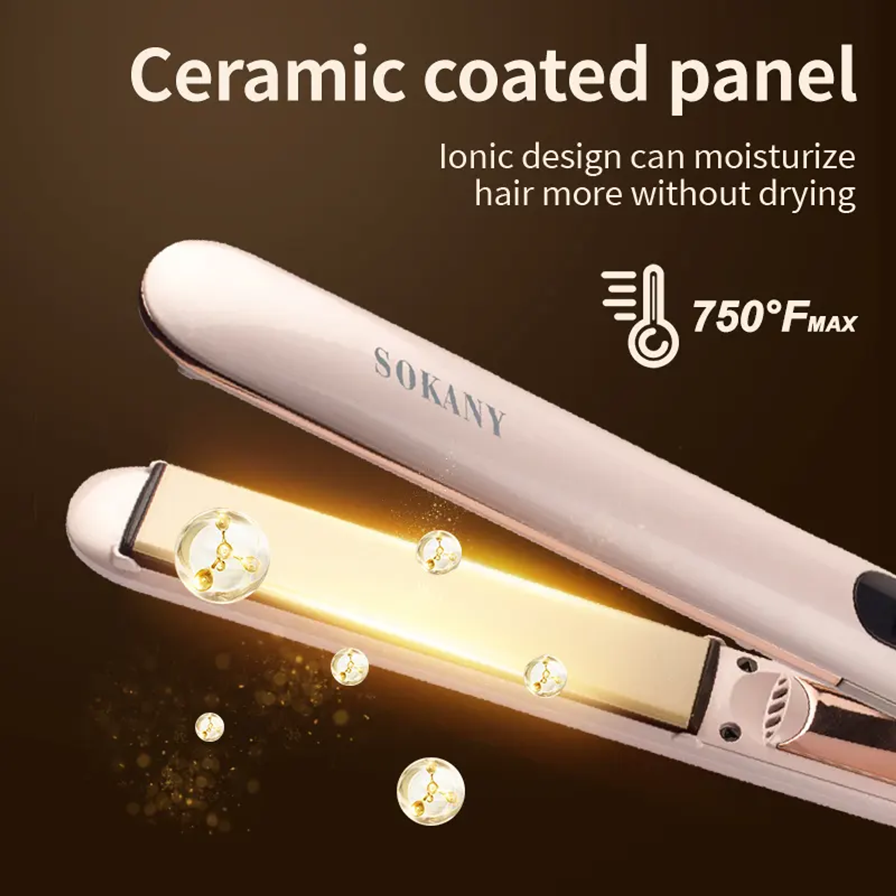 Planncha Sokany Digital  Hair 750f HS-976 7