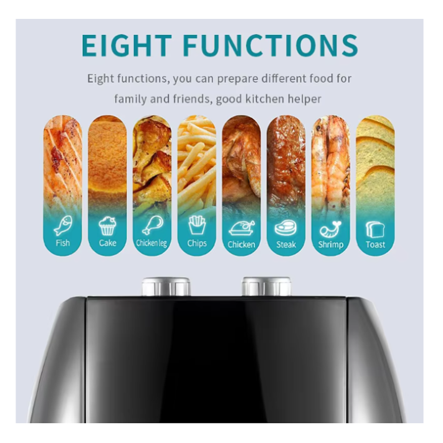 Freidora De Aire Air Fryer 7,7 Lts SOKANY Sk-8013 4