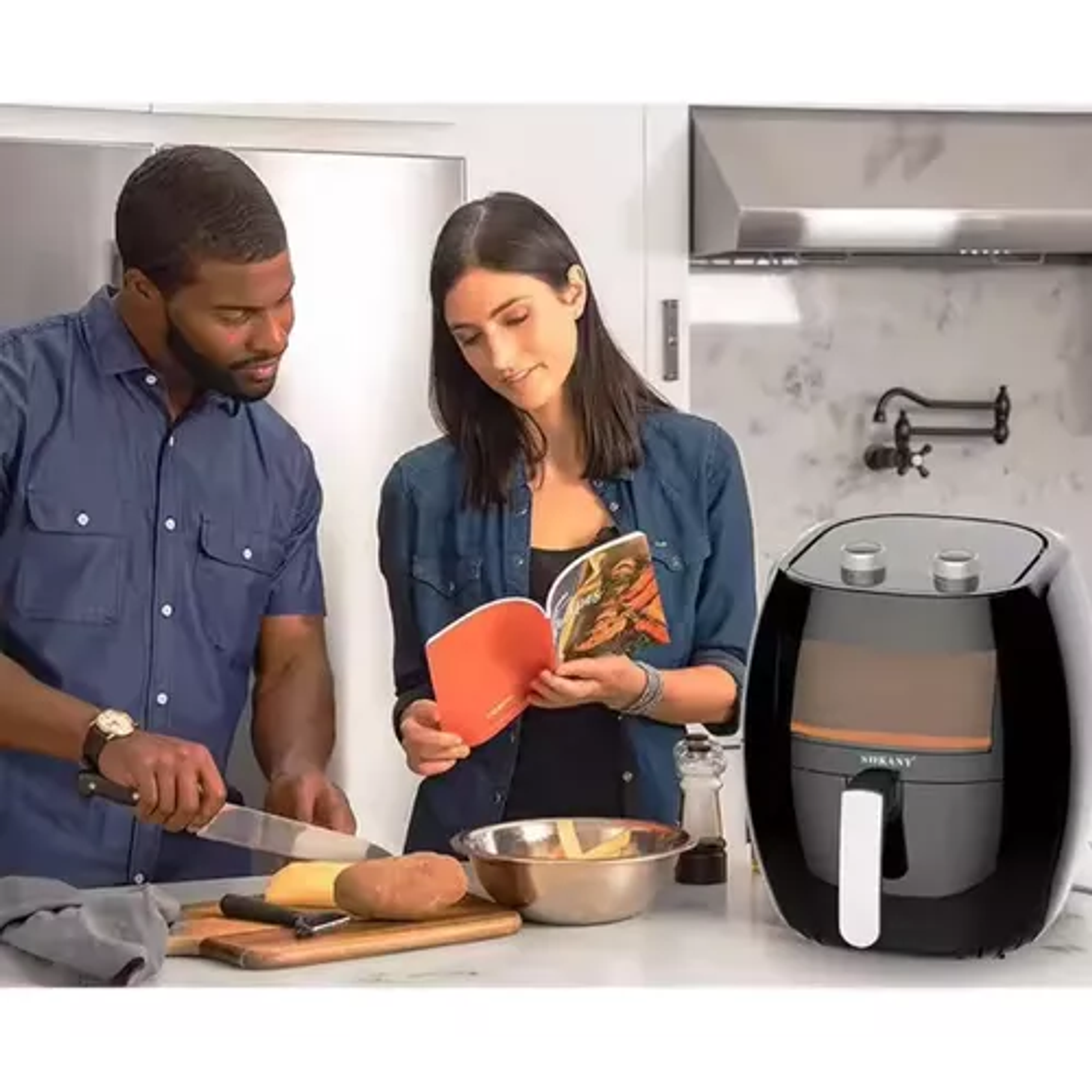 Freidora De Aire Air Fryer 7,7 Lts SOKANY Sk-8013 5