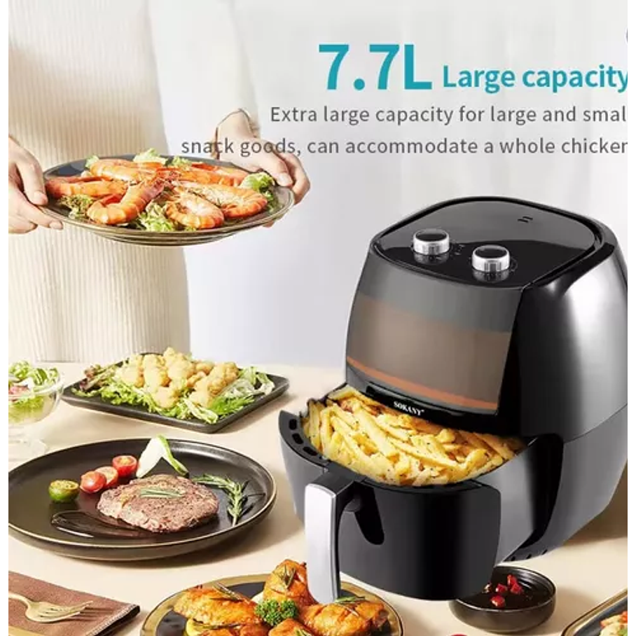 Freidora De Aire Air Fryer 7,7 Lts SOKANY Sk-8013 7
