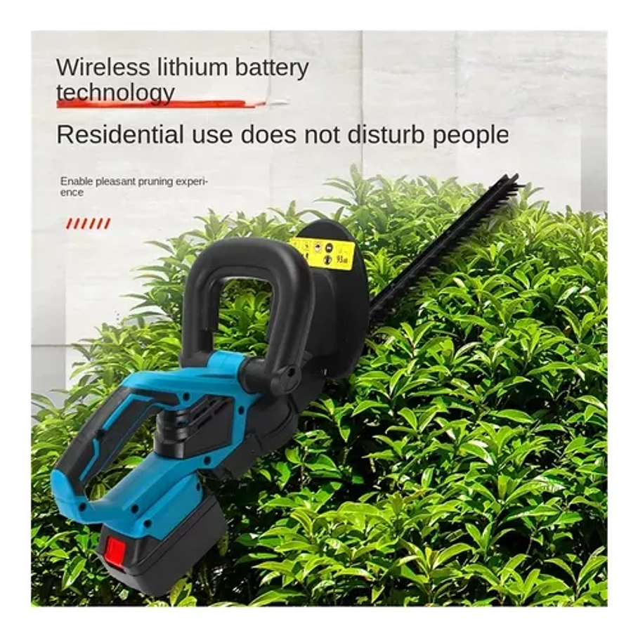 Cortasetos Inalambrico Podadora Pasto Bateria Recargable 48Vf 5