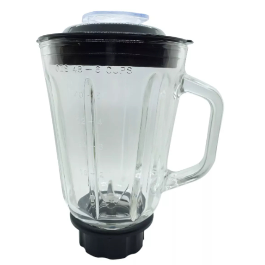 Licuadora Hoffmans 2 en 1 Velocidades 800 Watts Vaso de Vidrio 1,5 Litros 220v 2
