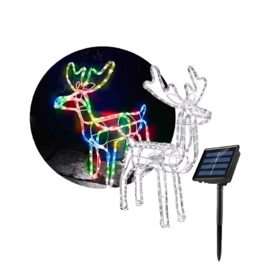 Reno Navideño 90cm Adornos Reno Navidad Solar 1