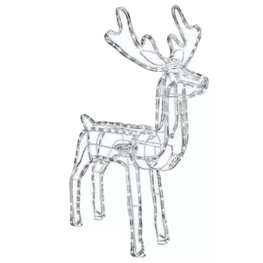 Reno Navideño 90cm Adornos Reno Navidad Solar 2