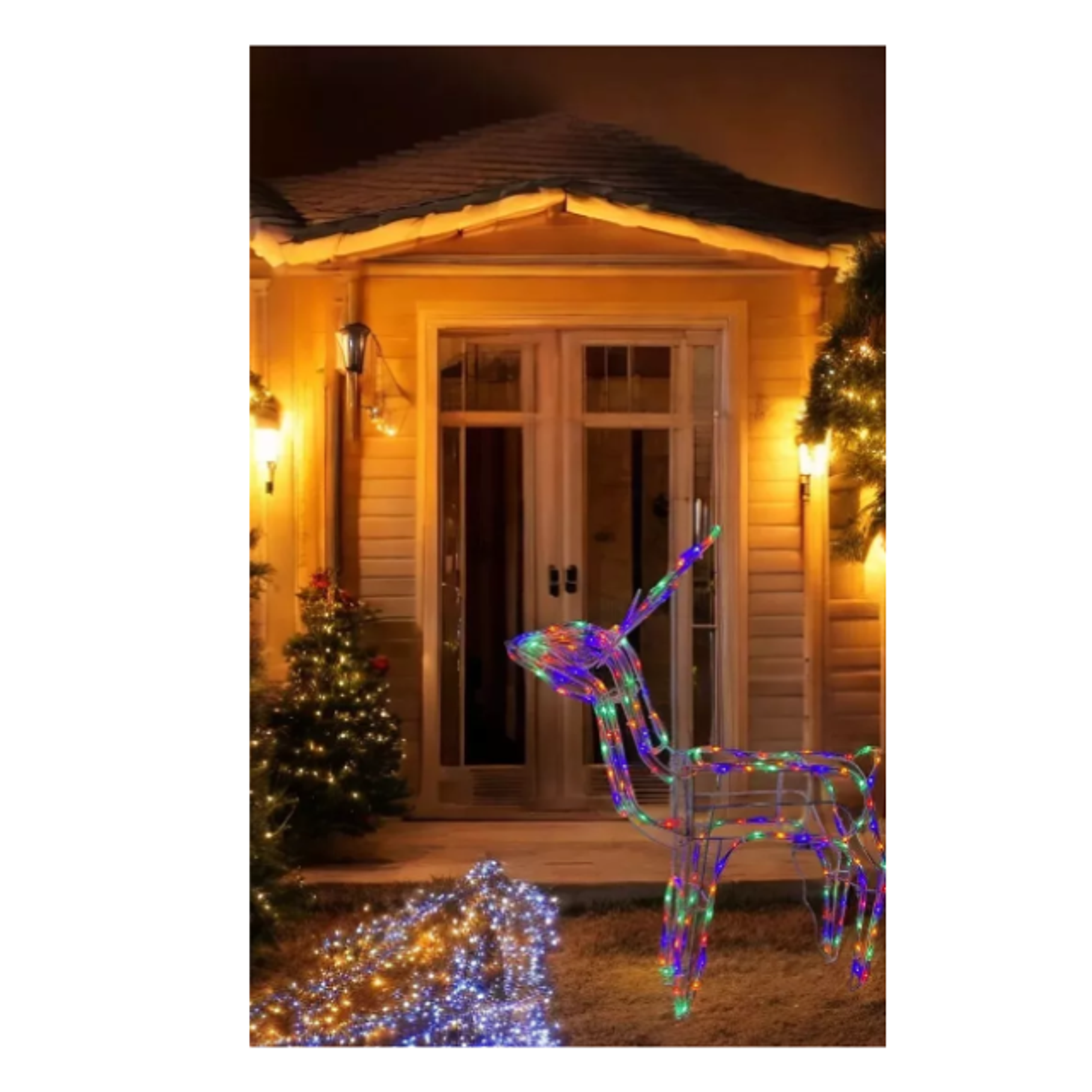 Reno Navideño 90cm Adornos Reno Navidad Solar 4