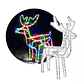 Reno Navideño 120cm Adornos Reno Navidad Corriente Con Movimiento - Miniatura 1