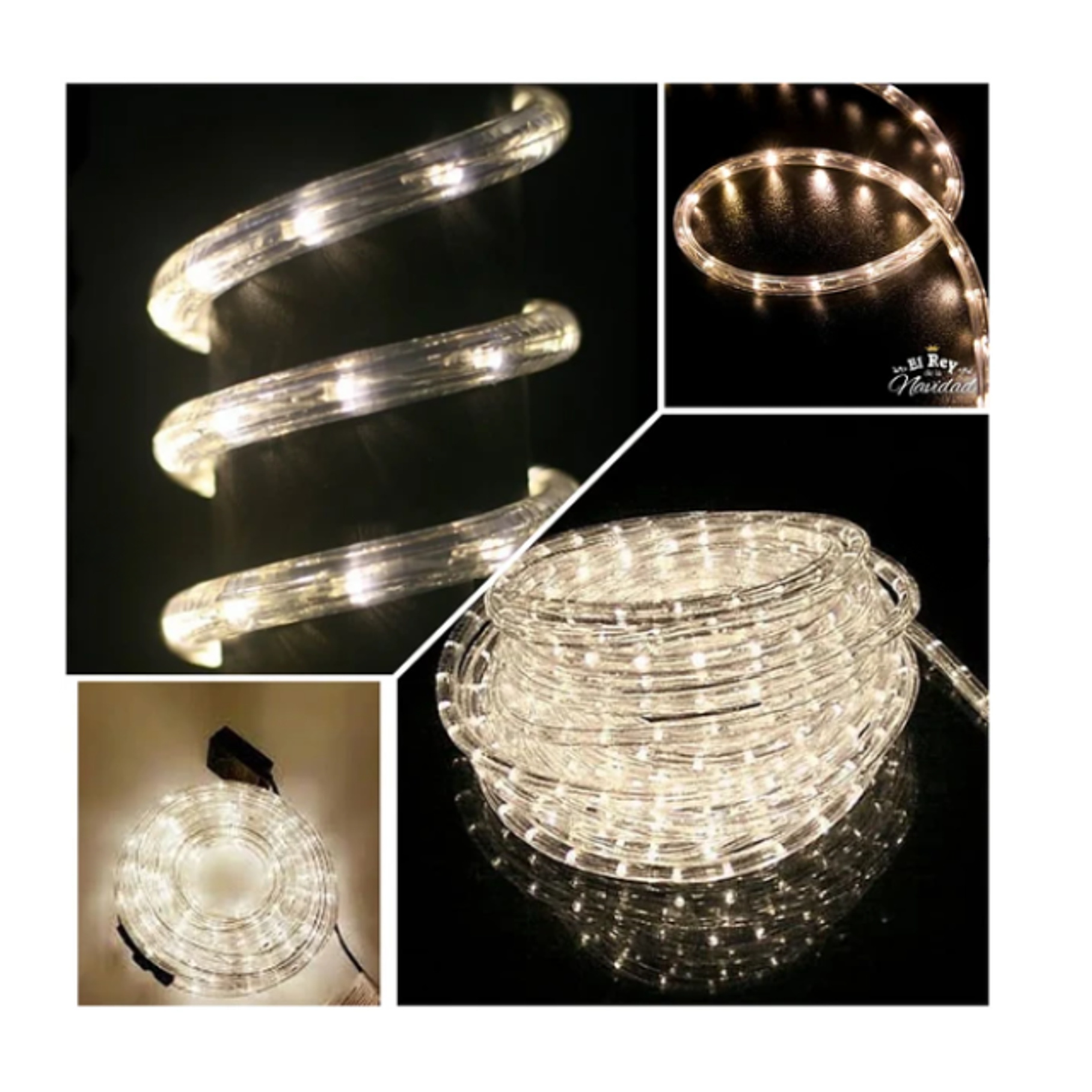 Manguera led solar navidad 50MT 500led Solar Manguera Led  4